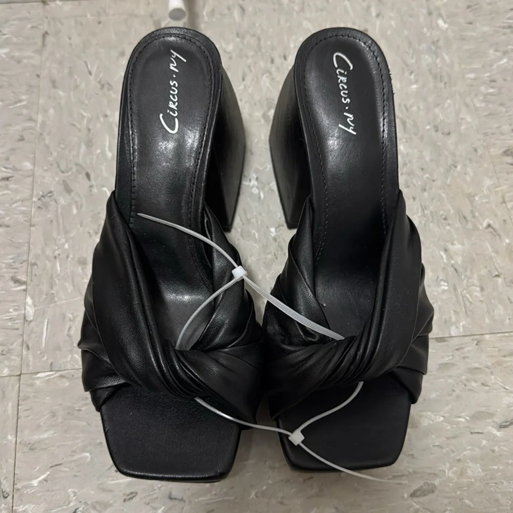 NEW! Circus by Sam Edelman Marianna Woven Slide Sandal- 10 ✈️ & 6.5🚛 & 5.5🚕